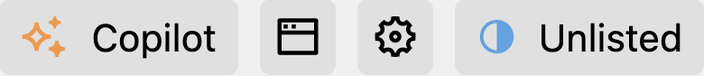 Copilot Panel view button